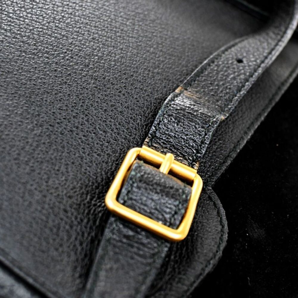 Gucci Vintage Bamboo Backpack Suede Black Suede Backpack Bag - Picture 10 of 16